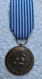 Medaille, UN-Service medal "Korea" (1950-54) FR taal Belgisc, Verzamelen, Ophalen of Verzenden, Landmacht, Lintje, Medaille of Wings