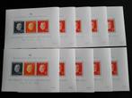 Bloc 50** 10 blocs de la Monnaie du Roi Baudouin Ier, Gomme originale, Neuf, Sans timbre, Envoi
