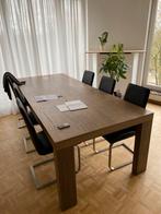 Eiken tafel (+dressoir), Huis en Inrichting, 200 cm of meer, 100 tot 150 cm, Rechthoekig, Eikenhout