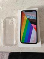 tekoop iphone 11 128 gb met doos lader  batterij con 85, Telecommunicatie, Mobiele telefoons | Apple iPhone, 128 GB, Wit, Zo goed als nieuw