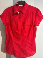 Chemise Clockhouse rouge, Vêtements | Femmes, Blouses & Tuniques, Enlèvement ou Envoi, Comme neuf, Clockhouse, Taille 42/44 (L)