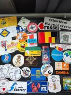 Lot 35 autocollants publicité hôtel Gabon Zambie Belgique, Envoi, Autres types