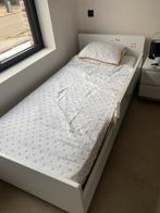 Eenpersoonsbed 200-90cm, Ophalen, 90 cm, Eenpersoons, Wit