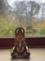 Statue de Ganesh en métal doré, Huis en Inrichting, Woonaccessoires | Boeddhabeelden, Ophalen of Verzenden, Nieuw