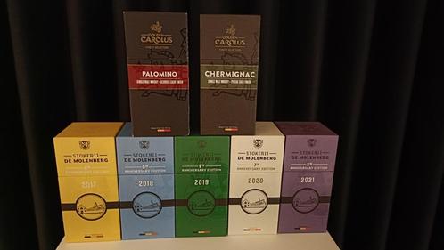 Gouden Carolus whisky 2017-2021 + Palimo + Chermignac, Verzamelen, Wijnen, Nieuw, Overige typen, Overige gebieden, Vol, Ophalen of Verzenden