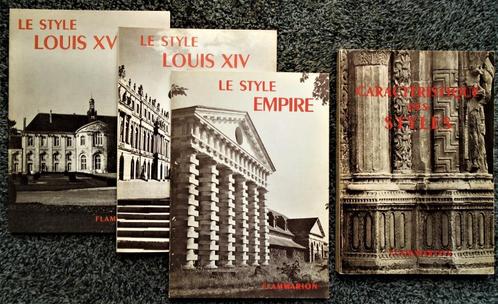 4 livres [3x série 'La Grammaire des Styles'] - 1977/1983, Livres, Art & Culture | Architecture, Utilisé, Style ou Courant, Enlèvement ou Envoi