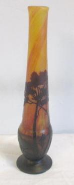vase en verre camée art nouveau Daum Nancy Majorelle 25, Antiquités & Art, Antiquités | Verre & Cristal, Envoi