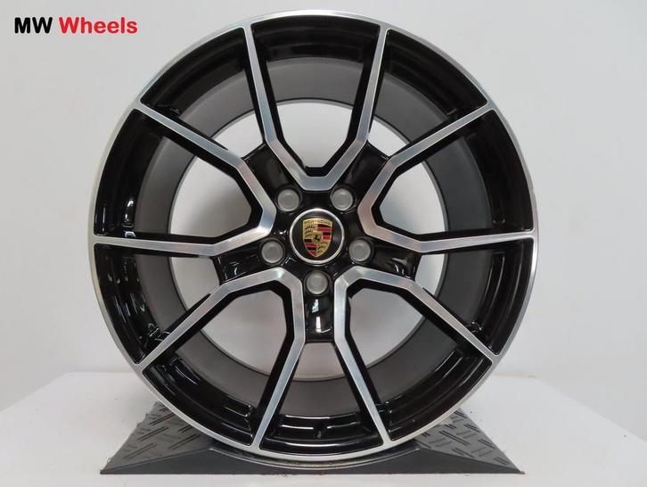 Originele Porsche Taycan 21 inch velgen RS Spyder bi color, Auto-onderdelen, Banden en Velgen, Velg(en), 21 inch, Personenwagen