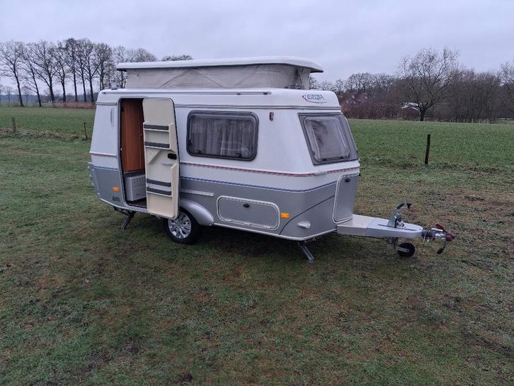 Leuke Eriba Puck 230 GT '09 Voortent en Luifel TMM 790 kg, Caravanes & Camping, Caravanes, Particulier, jusqu'à 2, 500 - 750 kg