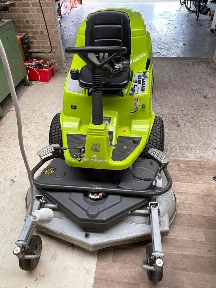Grillo FD280 frontmaaier met opvangbak, Tuin en Terras, Zitmaaiers, Zo goed als nieuw, Elektrische starter, Opvangbak, Ophalen