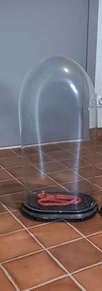 Ovaal Glazen stolp of globe 40cm, Enlèvement, Utilisé