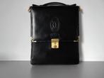 Exclusieve vintage lederen handtas CARTIER, Handtassen en Accessoires, Tassen | Damestassen, Ophalen of Verzenden, Gebruikt, Bruin