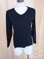 42/44 Blouse noire longues manches, Kleding | Dames, Blouses en Tunieken, Ophalen of Verzenden