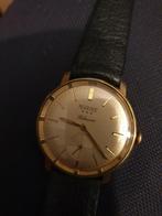 Pontiac vintage heren horloge, Overige merken, Leer, Staal, Polshorloge