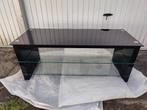 tv meubel zwart glas, Glas, Minder dan 100 cm, 25 tot 50 cm, Minder dan 150 cm