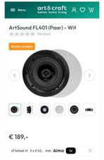+++ 14x haut-parleur intégré Artsound fl 401 + 1x SVC 6.2, Enlèvement, Comme neuf