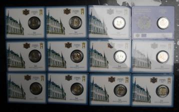 Lot 12 muntkaart x 2 euro Luxemburg 2018-2023 beschikbaar voor biedingen