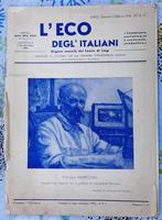 L'Eco degl'Italiani, promotion du fascisme à Liège en 1936., Verzenden, Gelezen, Politiek en Staatkunde