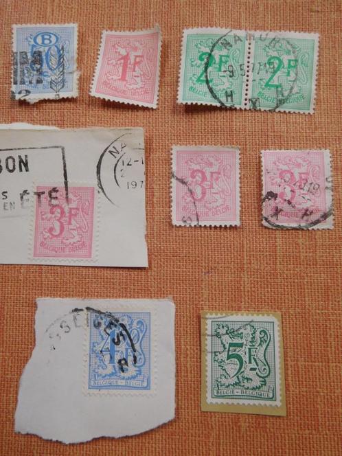 Oude Belgische postzegels gestempeld Lion (3, Postzegels en Munten, Postzegels | Europa | België, Gestempeld, Ophalen of Verzenden