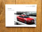 Audi RS5 Coupé NL instructieboekje handleiding origineel, Enlèvement ou Envoi