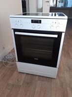 Fornuis - 4 kookplaten en oven - geen inductie, Ophalen, Gebruikt, Wit, 50 tot 100 cm