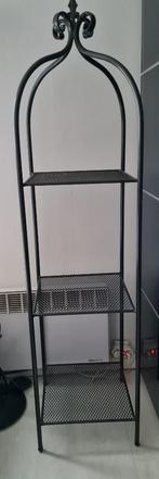 Regaal in zwart smeedijzer, Ophalen, Gebruikt