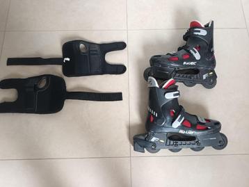 Bauer inline skates maat 42 met polsbeschermers beschikbaar voor biedingen