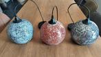 3 hang lusters., Huis en Inrichting, Lampen | Hanglampen, Ophalen, Zo goed als nieuw