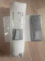 Hoofdkussen ‘Len’ IKEA + 2 overtrekken, Ophalen, Jongetje of Meisje, Wit, Nieuw