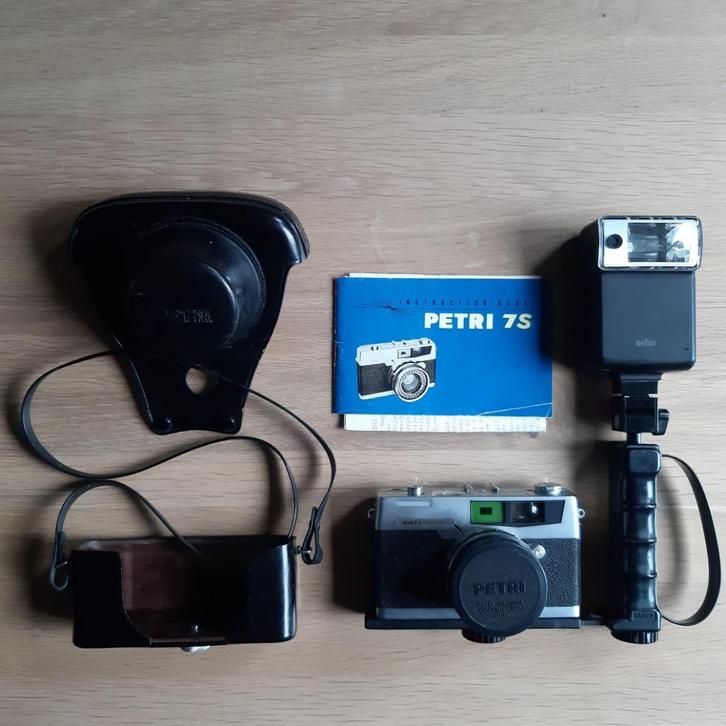 Appareil photo - Petri 7S, Verzamelen, Foto-apparatuur en Filmapparatuur, Fototoestel, 1960 tot 1980, Ophalen of Verzenden