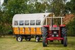 Verhuur huifkar met tractor, Ophalen of Verzenden