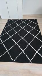 Vloerkleed Laagpolig Tapijt Woonkamer 160x230cm, Huis en Inrichting, Stoffering | Tapijten en Vloerkleden, Ophalen, Gebruikt, Zwart