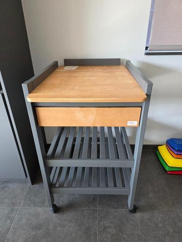 Table à langer Troll avec tiroir Loft Seal Grey, Enlèvement, Comme neuf