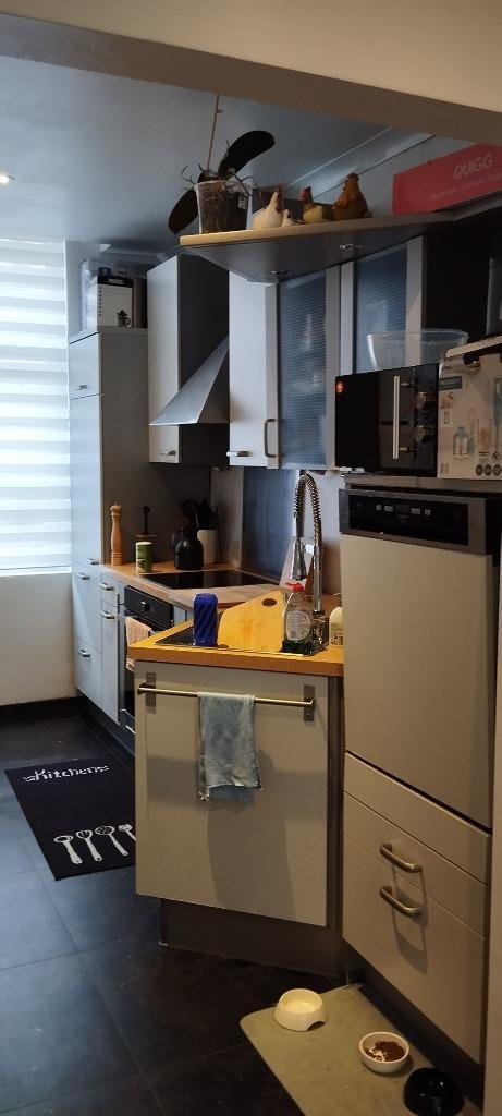 GRATIS Keuken, Huis en Inrichting, Keuken | Complete keukens, Gebruikt, Overige typen, Grijs, Hout, Ophalen