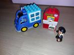 Duplo pizzakraam en duplo politiepatrouille, Ophalen, Zo goed als nieuw, Complete set, Duplo