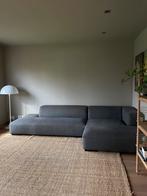 Zetel sofa hoekzetel salon stof grijs coach fauteuil, Huis en Inrichting, Ophalen, Gebruikt, Stof