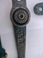 🗝️ 24 Prachtige deur kast Hoekscharnieren slag van merk J&B, Antiek en Kunst, Ophalen of Verzenden