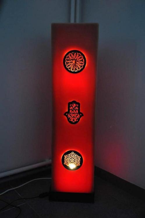 Lampe marocaine en cire de bougie, Huis en Inrichting, Lampen | Overige, Zo goed als nieuw, Ophalen of Verzenden