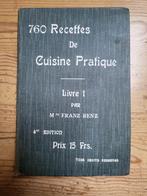 Franz Renz - 760 recettes de cuisine pratique - livre 1, Gelezen, Ophalen of Verzenden