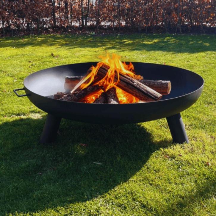 Vuurschaal Wieke XXL 98cm Ø Cortenstaal of zwart, Tuin en Terras, Terrasverwarmers, Nieuw, Vloer, Ophalen of Verzenden