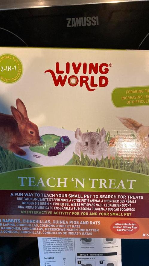 Living World - Teach n treat - NIEUW, Animaux & Accessoires, Nourriture pour Animaux, Enlèvement ou Envoi