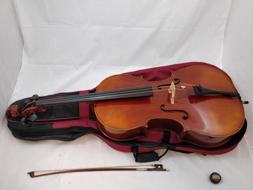 Cello 4/4 Sonatina - inclusief boog/hoes/hars/staander/tuner, Muziek en Instrumenten, Strijkinstrumenten | Cello's, Zo goed als nieuw