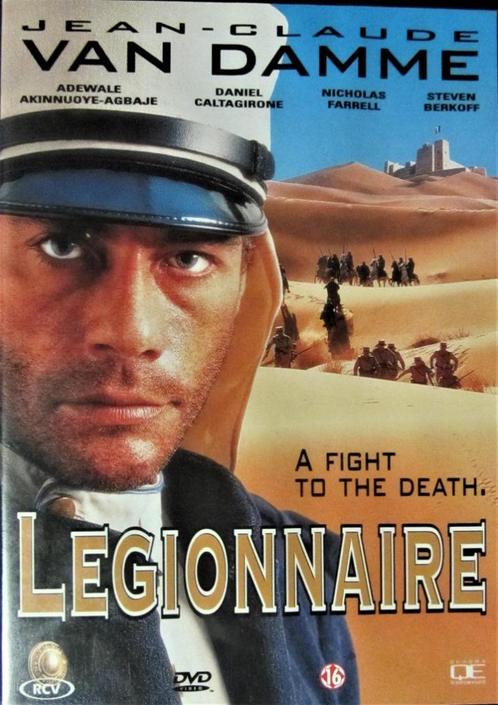 DVD OORLOG- LEGIONAIRE (JEAN-CLAUDE VAN DAMME, Cd's en Dvd's, Dvd's | Actie, Zo goed als nieuw, Oorlog, Alle leeftijden, Ophalen of Verzenden