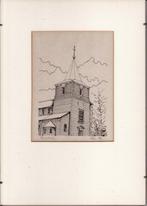 pentekening 1980 Kerktoren van Bierbeek, Ophalen of Verzenden