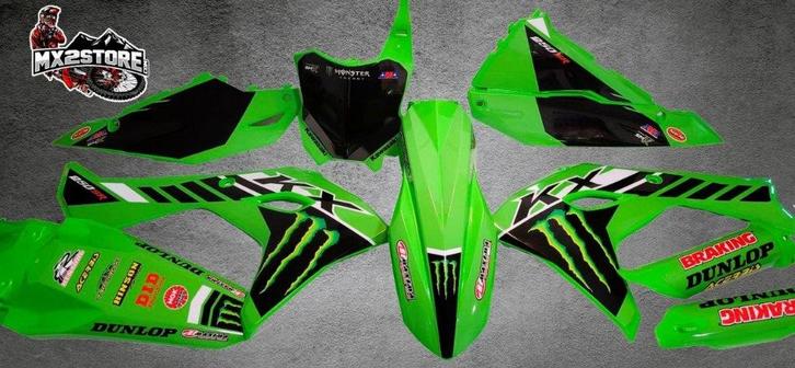 PACK Kit déco + Kit Plastiques KXF 250 2025 - 2026 450 24>26, Motoren, Accessoires | Stickers, Verzenden