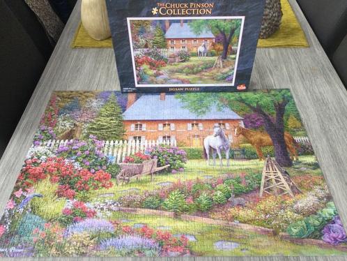 Collectie Chuck Pinson puzzels, 6 stuks 1000 stukjes. Nieuw., Hobby en Vrije tijd, Denksport en Puzzels, Nieuw, Legpuzzel, 500 t/m 1500 stukjes