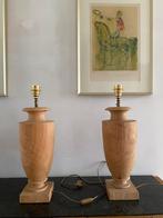 Tafellampen in hout., Enlèvement, Comme neuf, Bois