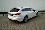 MAZDA 6 2.2 BREAK | FACELIFT | AUTOMAAT | HISTORIEK | BTW, Auto's, 4 cilinders, Leder en Stof, Wit, Bedrijf