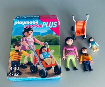 🍄 Playmobil 4782 . Moeder + kinderen + buggy in TOPSTAAT beschikbaar voor biedingen