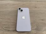 Iphone 14 paars 128gb krasvrije scherm, Telecommunicatie, Mobiele telefoons | Apple iPhone, Ophalen, Zo goed als nieuw, Paars